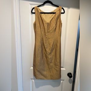Beautiful Gold Shift Dress